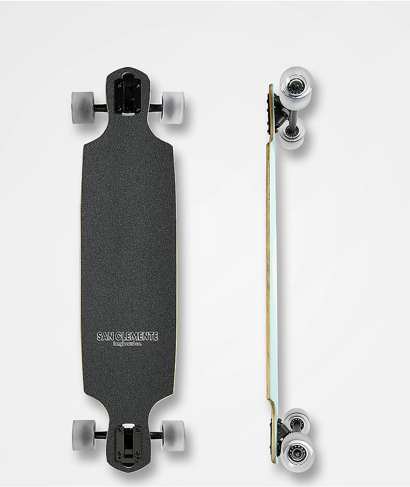San Clemente A Great Wave 36" Drop Through Longboard Complete