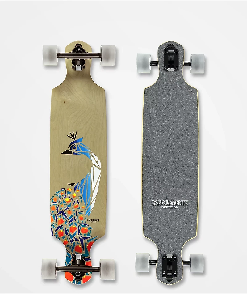 San Clemente Birds Of Prey 36" Drop Through Longboard Complete