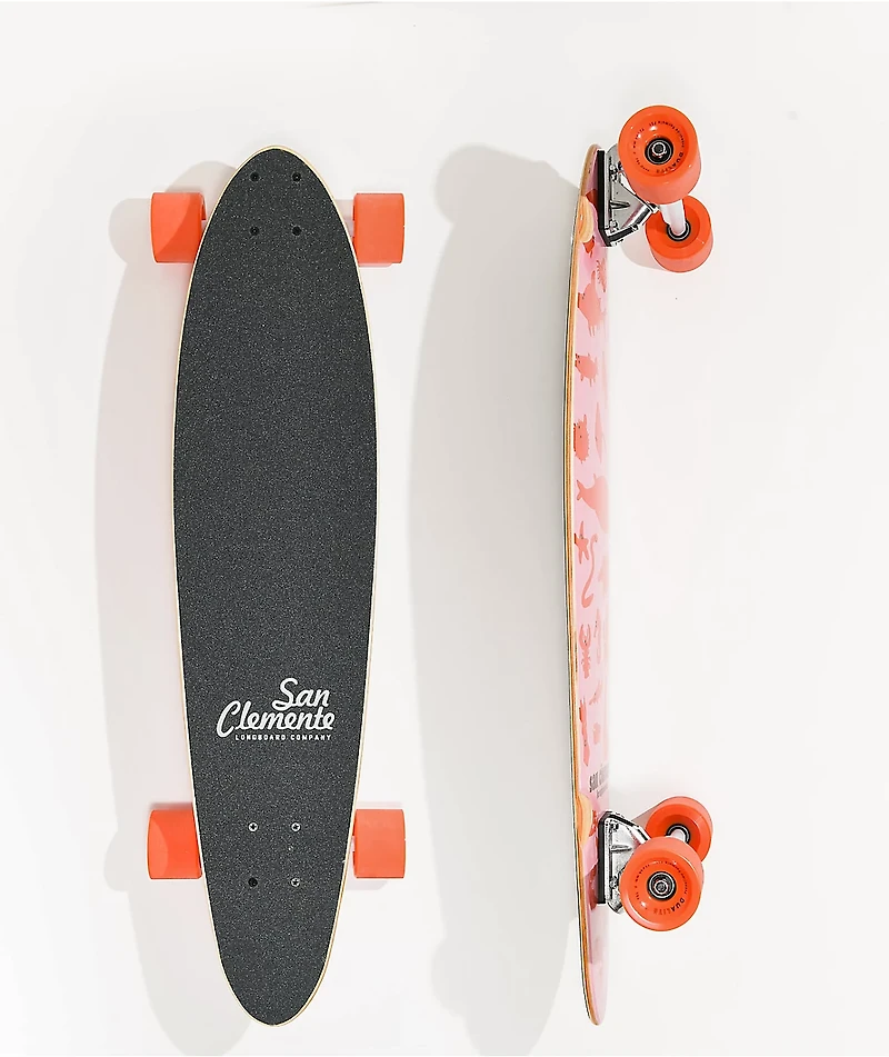 San Clemente Family 34" Pintail Longboard Complete