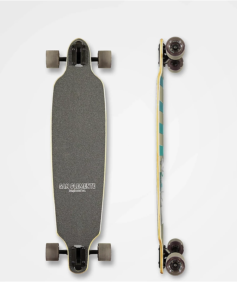San Clemente Night Lake 36" Drop Through Longboard Complete