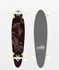 San Clemente Tiger Lilly Pintail 34" Longboard Complete