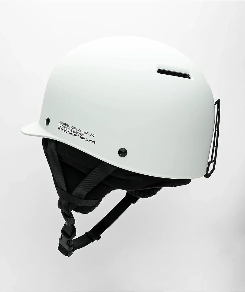 Sandbox Classic 2.0 White Snowboard Helmet