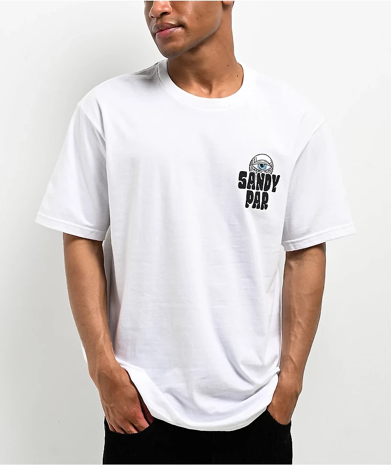Sandy Par Golf Wash White T-Shirt