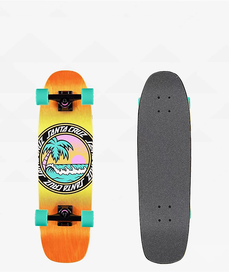 Santa Cruz 29" Paradise Break Cruiser Skateboard Complete