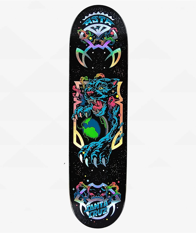 Santa Cruz 8.25" Asta Space Cat VX Skateboard Deck