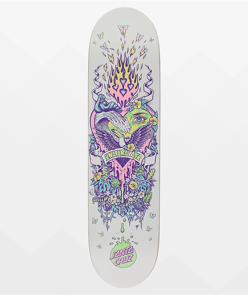 Santa Cruz Asp Paradise Twin 8.0" Skateboard Deck