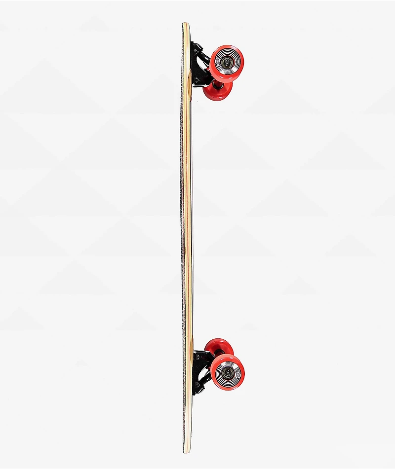 Santa Cruz Banner Check Route 33" Pintail Longboard Complete