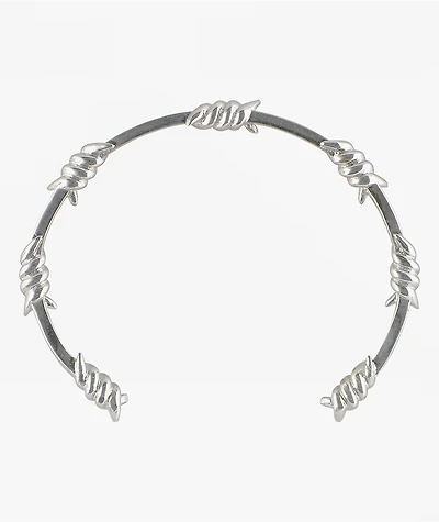 Santa Cruz Barbed Wire Silver Bracelet