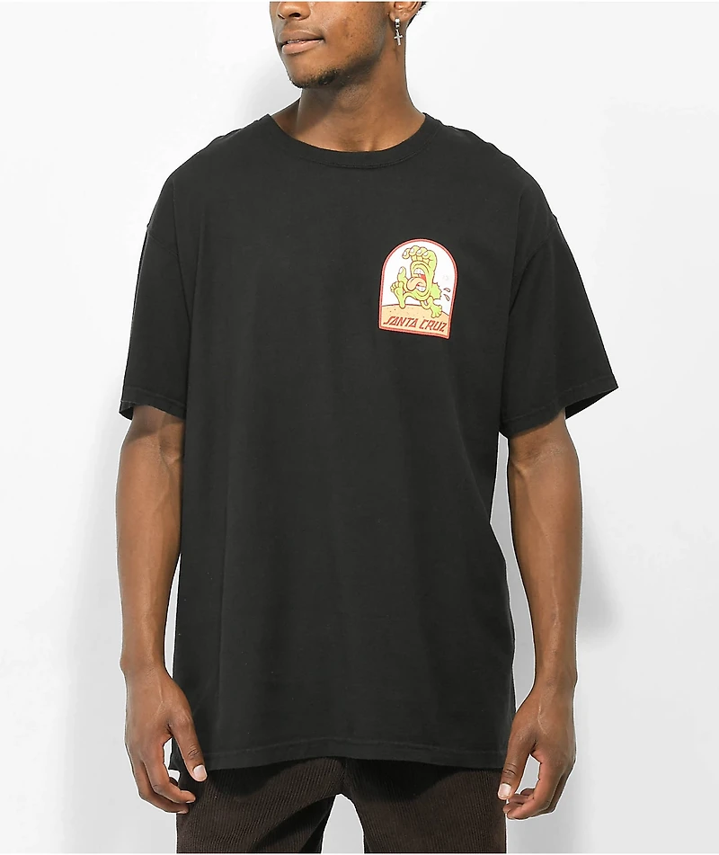 Santa Cruz Beach Bum Pigment Black T-shirt