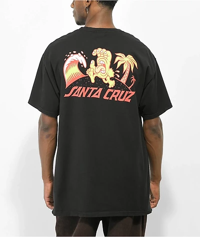 Santa Cruz Beach Bum Pigment Black T-shirt