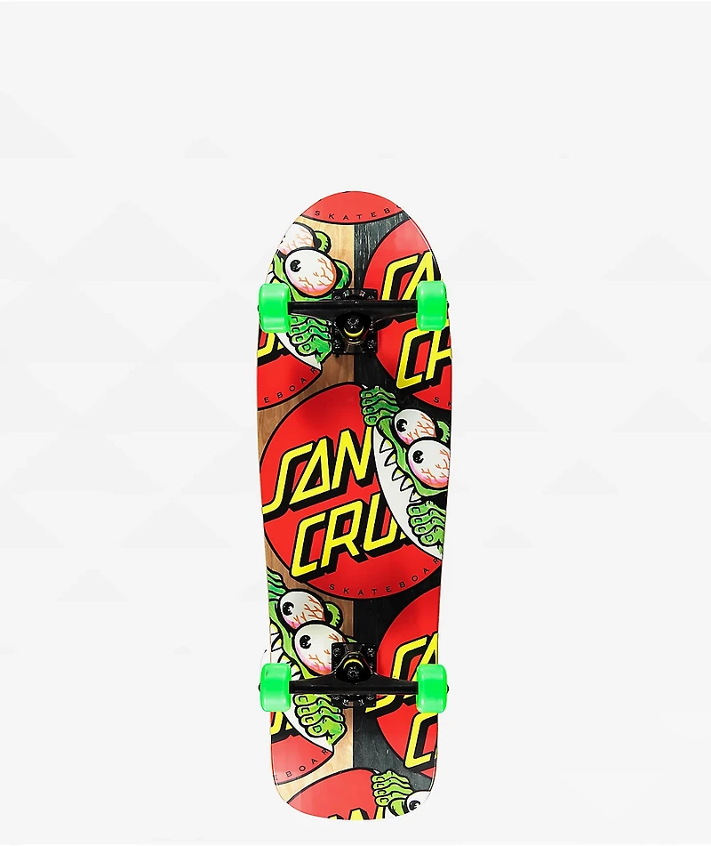 Santa Cruz Beware Dot 32" Cruiser Skateboard Complete
