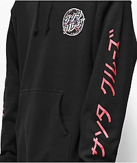 Santa Cruz Blossom Dot Black Hoodie