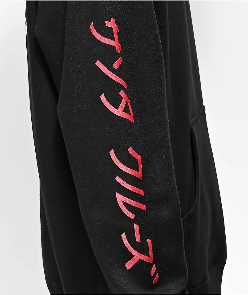 Santa Cruz Blossom Dot Black Hoodie