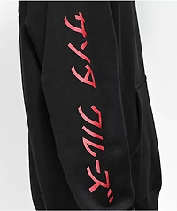 Santa Cruz Blossom Dot Black Hoodie