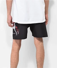 Santa Cruz Bone Hand Black Boardshorts