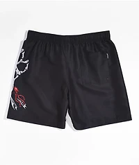 Santa Cruz Bone Hand Black Boardshorts