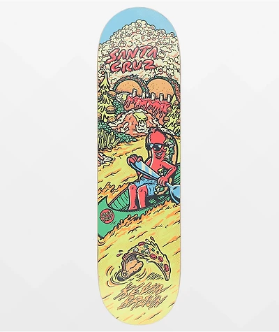 Santa Cruz Braun River Of Snax Everslick 8.25" Skateboard Deck
