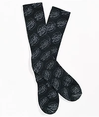 Santa Cruz Broken Dot Black Crew Socks
