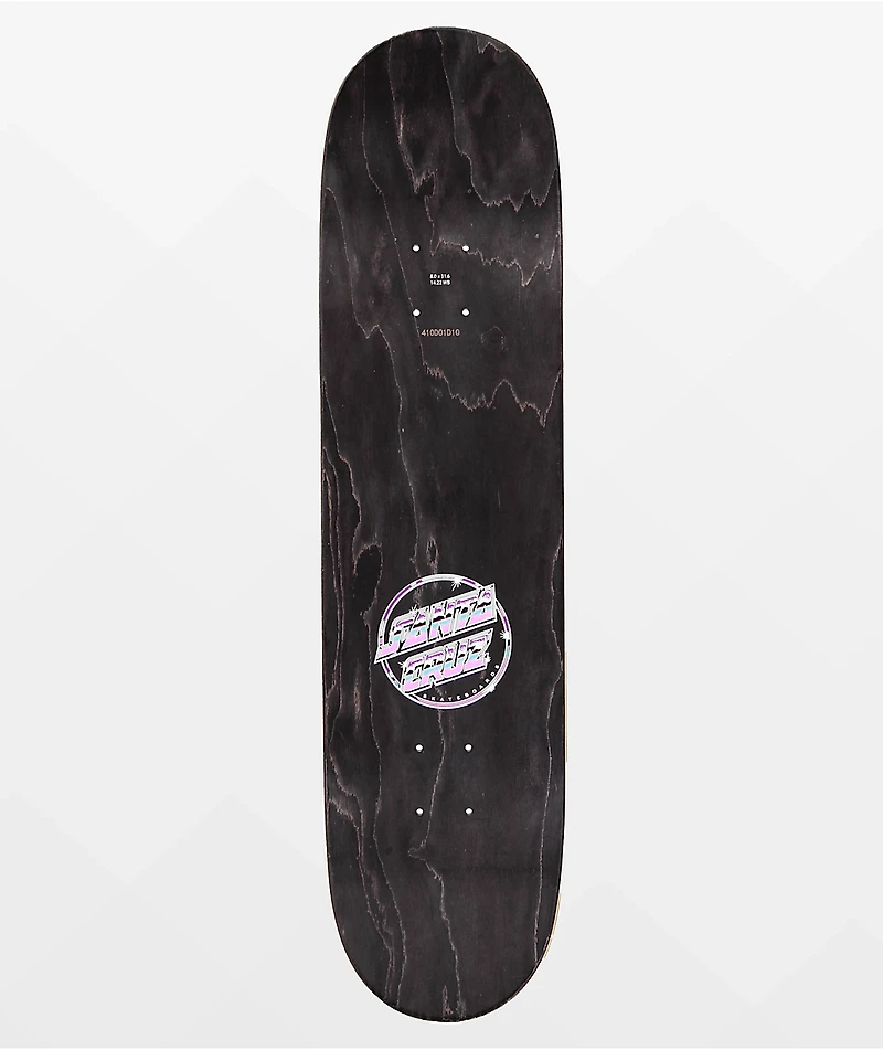 Santa Cruz Chrome Dot Space Everslick 8.0" Skateboard Deck