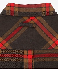 Santa Cruz Classic Brown & Red Flannel Shirt