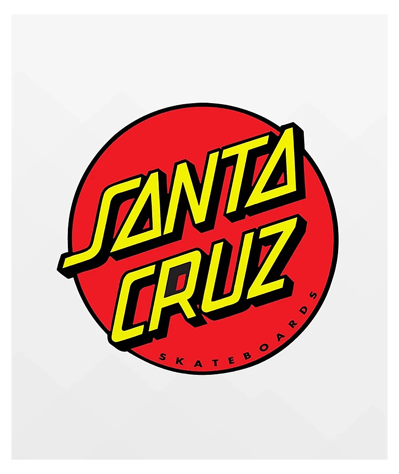 Santa Cruz Classic Dot 3" Sticker
