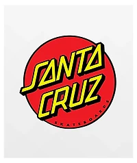 Santa Cruz Classic Dot 3" Sticker