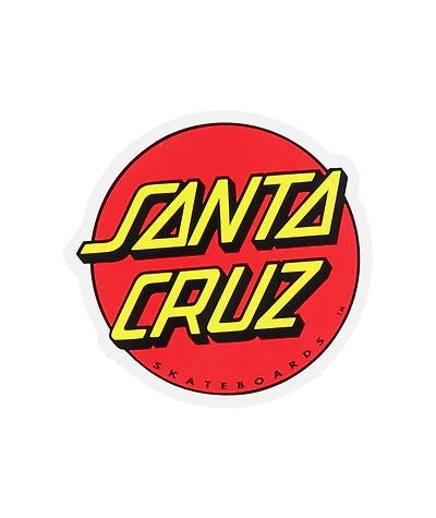 Santa Cruz Classic Dot 3" Sticker