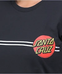 Santa Cruz Classic Dot Black & Red T-Shirt