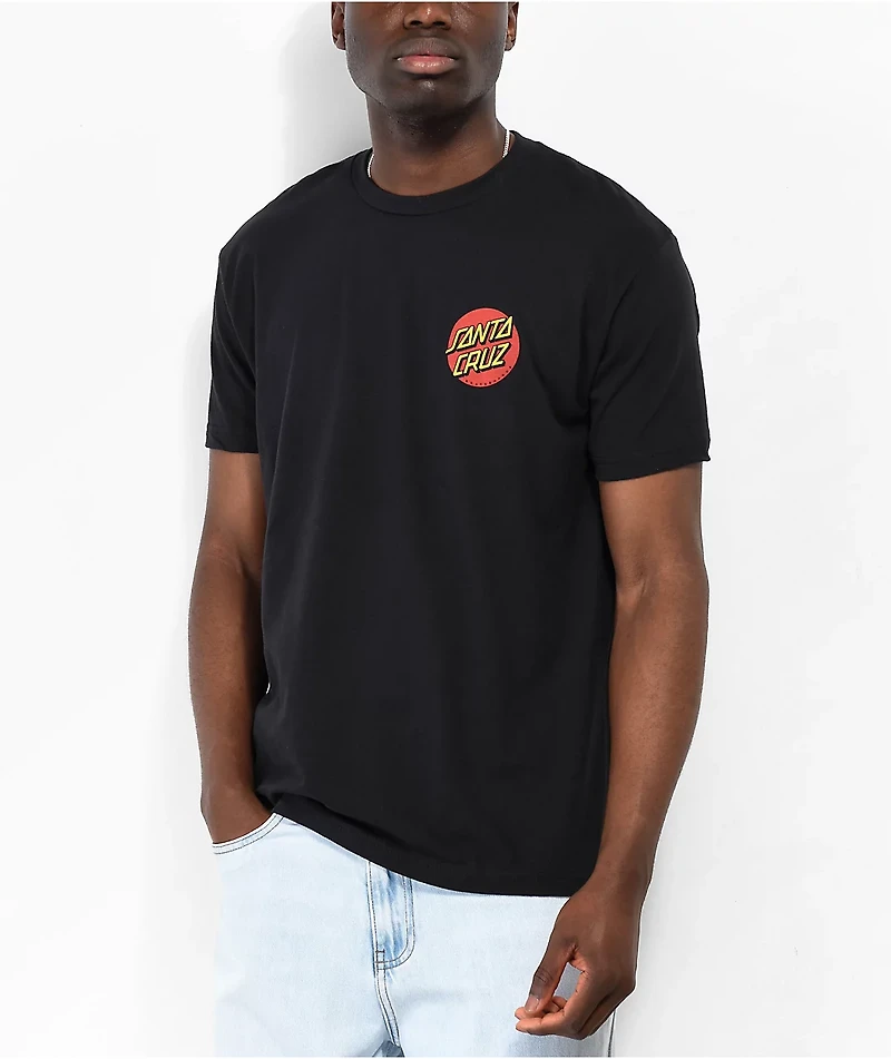 Santa Cruz Classic Dot Black T-Shirt