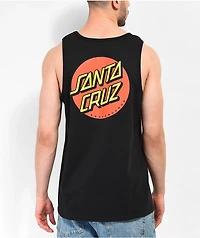 Santa Cruz Classic Dot Black Tank Top