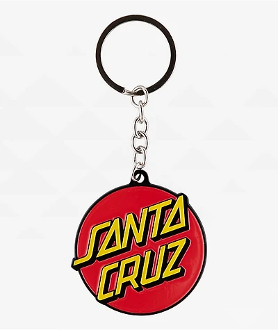 Santa Cruz Classic Dot Keychain