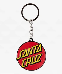 Santa Cruz Classic Dot Keychain
