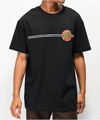 Santa Cruz Classic Dot Logo Black T-Shirt