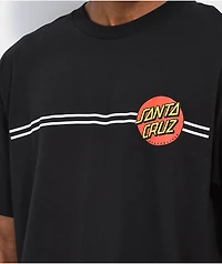 Santa Cruz Classic Dot Logo Black T-Shirt