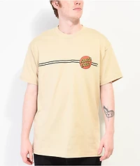 Santa Cruz Classic Dot Sand T-Shirt