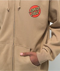 Santa Cruz Classic Dot Sand Zip Hoodie