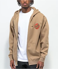 Santa Cruz Classic Dot Sand Zip Hoodie
