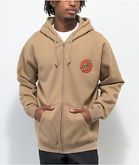 Santa Cruz Classic Dot Sand Zip Hoodie