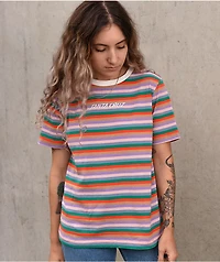 Santa Cruz Classic Strip 70s Multi Stripe T-Shirt