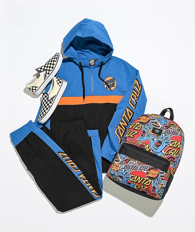 Santa Cruz Classic Strip Black Track Pants