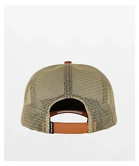 Santa Cruz Cliff View Dot Mesh Orange Trucker Hat