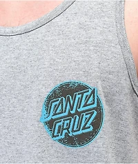 Santa Cruz Contra Distress Grey Tank Top
