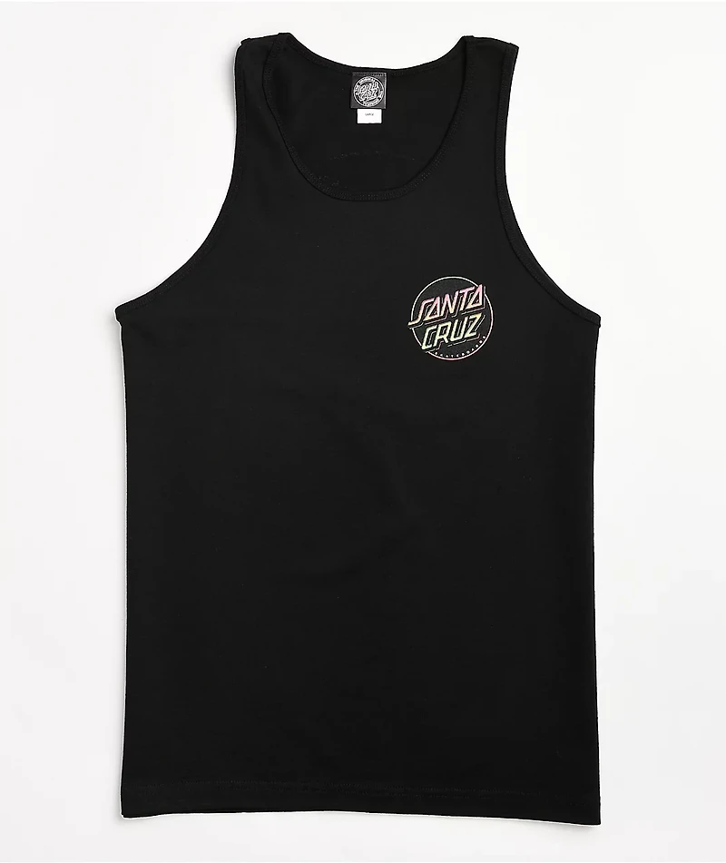Santa Cruz Contra Dot Black Tank Top