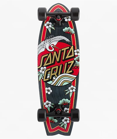 Santa Cruz Crane Dot Shark 8.8" Cruiser Skateboard Complete