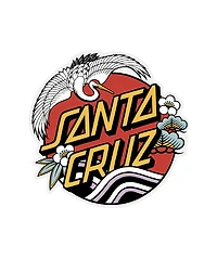 Santa Cruz Crane Dot Sticker