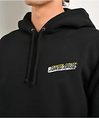 Santa Cruz Damaged Hand Black  Hoodie