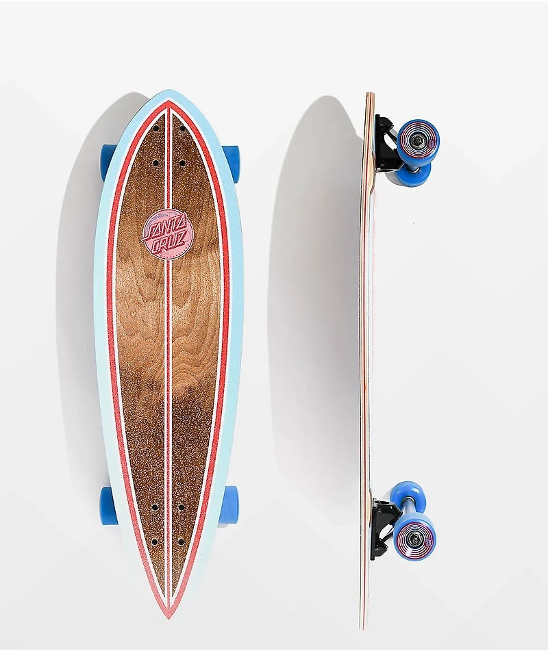 Santa Cruz Decoder Wave 33" Pintail Longboard Complete