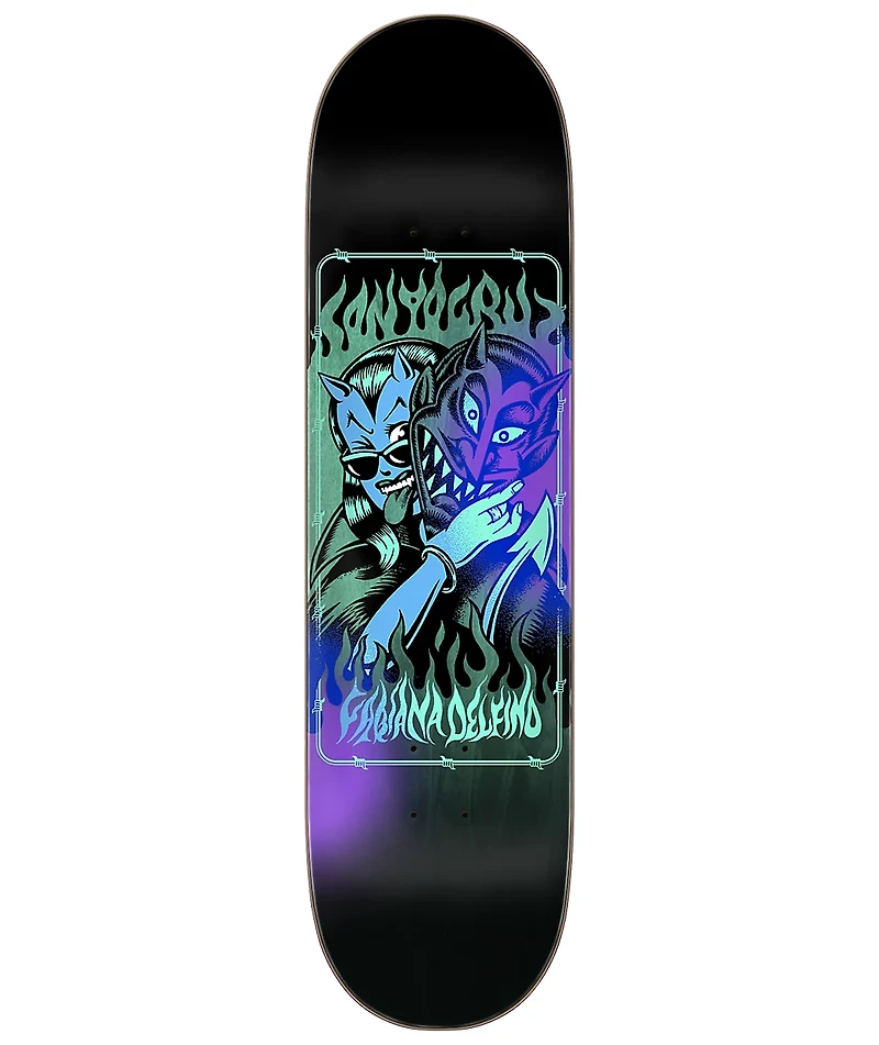 Santa Cruz Delfino Mask 8.25" Skateboard Deck