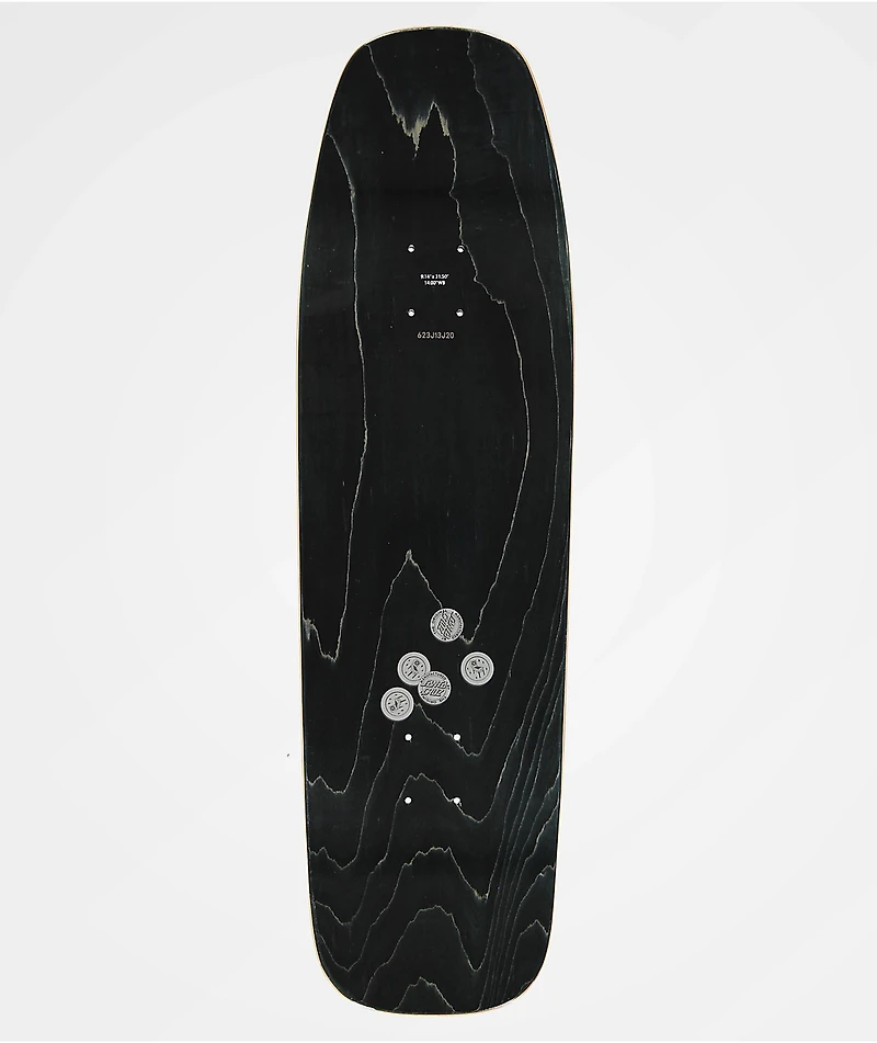 Santa Cruz Delfino Pinball 9.1" Skateboard Deck