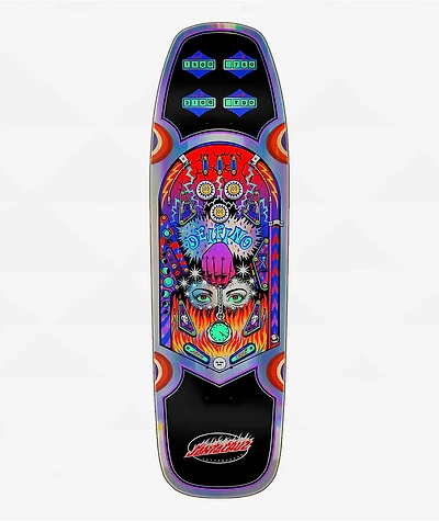 Santa Cruz Delfino Pinball Shaped 9.14" Skateboard Deck